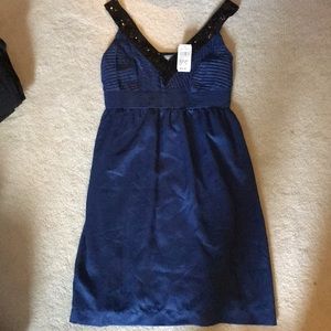 NEVER WORN. Delia’s blue with black sequins dress